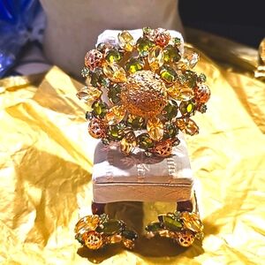 Julianna Brooch/Earrings Set